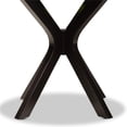 thumbnail image 4 of Bowery Hill Table à Manger Ronde en Bois de 35 Pouces de Large, Fini Brun Foncé, 4 of 7