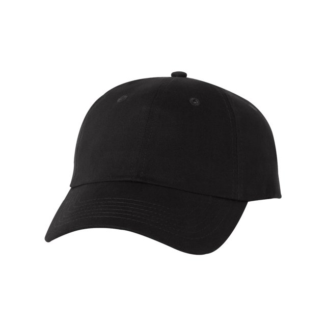 Casquette en Sergé Brossé, Ajustable, Noir