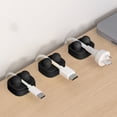thumbnail image 4 of Usb Charging Cable 6 Desktop Data Cable Sorting and Fixed Equipment Equipment Cable Clamp Charging Wire Mouse Cable Clamp Cable Buckle Charging Cable Organizer, 4 of 6
