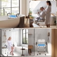 thumbnail image 3 of Naipo Shower Chair with 6 Adjustable Height Removable Back and Arms for Inside Shower Anti Slip, 3 of 10