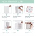 thumbnail image 2 of 360 Rotating Makeup Organizer,DIY Adjustable Holder,Foldable Cosmetic Storage Display Box,1 * Makeup box, 2 of 7