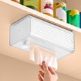 thumbnail image 3 of Herunwer Elegant Wall-Mounted Tissue Box Pet Material Punch- Napkin Holder Bathroom Storage Rack, 3 of 6