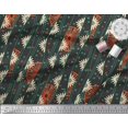 thumbnail image 3 of Soimoi Rayon Crepe Fabric Circle,Floral & Wheel Ethnic Decor Fabric Printed Yard 46 Inch Wide, 3 of 3