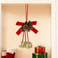 thumbnail image 3 of Christmas Decorations Indoor Velvet Bow Pine Window Curtain Accent, 3 of 6
