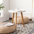 thumbnail image 3 of Gymax Ensemble de 2 Tables d'Appoint Rondes Table d'Extrémité de Canapé Table d'Accent Table de Nuit Maison, 3 of 10