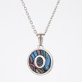 thumbnail image 1 of Colliers, Collier Lettre Coquille Mignonne pour Filles, Pendentifs Pièce pour Filles en Acier Inoxydable Colliers Initiale pour Femmes Bijoux Rond, 1 of 9