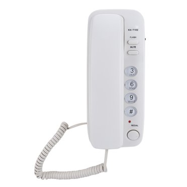 FAGINEY Wall Mount Landline Telephone Extension No Caller ID Home Phone For Hotel Family , No Caller ID Phone,Telephone