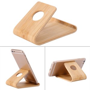 Support de téléphone mobile en bois Support de téléphonie mobile Support de portable Support de téléphones portables Universal Support de cellulaire en bois pour pour 2018