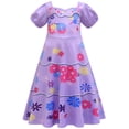 thumbnail image 1 of HAWEE Enfants Encanto Mirabel/Luisa Madrigal/Pepa Robe de Princesse Cosplay Filles Manches Courtes Costume, 1 of 5