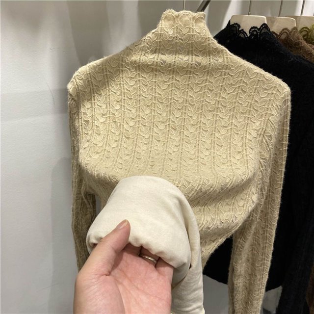 Tenues d'Hiver pour Femmes Mode Chaude Blouse Ample à Manches Longues Col Rond Pull Décontracté Hauts Blouses Tenues Décontractées d'Hiver pour Femmes en Solde