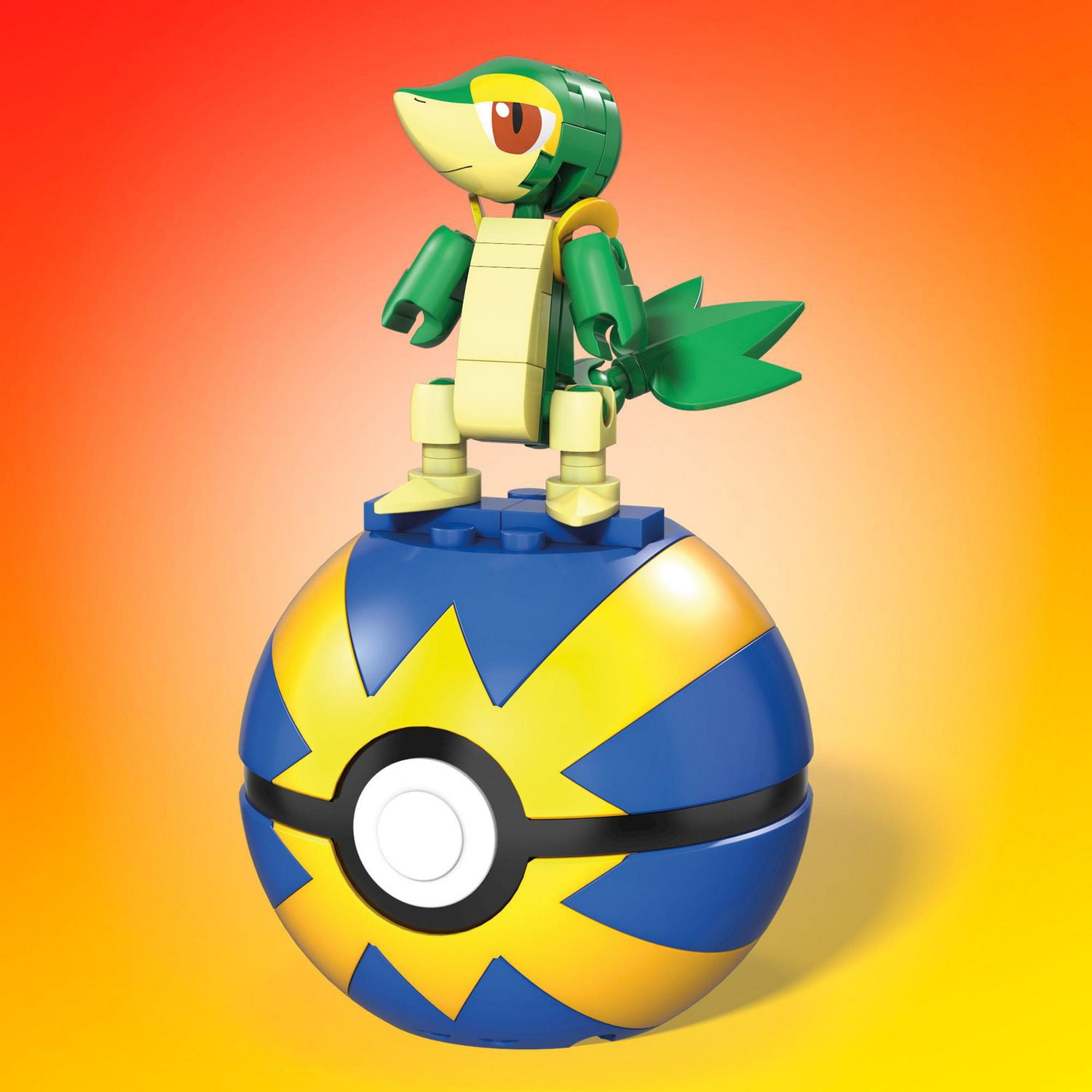 Figurine Snivy Pokémon à construire - 22 Blocs