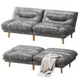thumbnail image 4 of Homall Futon Sofa Bed with Adjustable Backrest & Five Angles Adjustable Armrests Sofa Couch for Small Spaces Living Room Office, 4 of 7