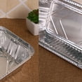 thumbnail image 4 of braveheart 10 Pcs Moule en Aluminium Jetable Jetable en Forme de Rectangle Moule en Aluminium Contenants Alimentaires pour Emporter avec Couvercles en Aluminium/sans Couvercle, 4 of 7