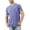 Purple, variant on Ediodpoh Summer Men's Round Neck Pocket Casual and Comfortable Skin Friendly T Shirt Mens Tops Purple M