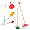thumbnail image 3 of Melissa & Doug Dust! Sweep! Mop! 6-Piece Pretend Play Cleaning Set - FSC Certified, 3 of 7