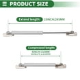 thumbnail image 4 of Unique Bargains 2 Set 4lb/20N/2kg 10inch/245mm Lift Supports Struts Silver Tone for Car Truck RV, 4 of 7