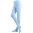 thumbnail image 1 of ORUYROP Women's Solid Colored Opaque Microfiber Footed Tights, 1 of 7