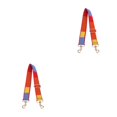 thumbnail image 2 of QualitChoice Pièces de Rechange pour Bandoulière de Sac Grand Ceinture en Toile Artisanale Crochet Pivotant en Métal Réglable DIY pour Rouge Bleu Jaune 2 Pcs, 2 of 6
