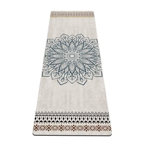 nuveti Yoga Mat Print Extra Thick TPE Non Slip Fitness Exercise Mat with Carrying Bag 72""x24"" Extra Thick 6MM Exercise & Workout Mat for Yoga Pilates Fitness and Floor Exercises