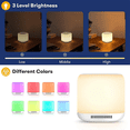 thumbnail image 2 of White Noise Machine with 7 Color Night Light and 34 Sleep Aid Sounds for Soothing Emotions,Promoting Sleep,Sound Machine, 2 of 8