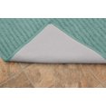 thumbnail image 3 of Garland Rug SHE-3050-06 Sheridan 30 in. x 50 in. Plush Washable Nylon Rug Sea Foam, 3 of 5