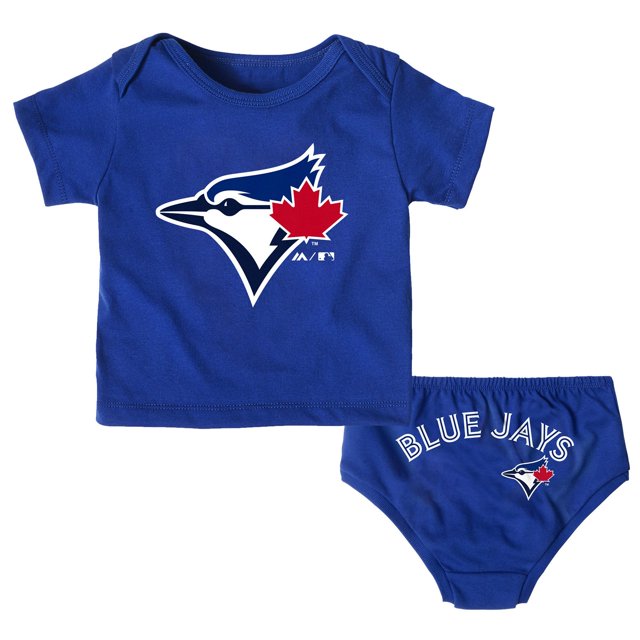 Majestic Ensemble Mini Uniforme Nouveau-Né Toronto Blue Jays