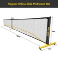 thumbnail image 4 of GIKPAL 22FT Portable Pickleball Net Set with Locking Wheels, Complete Beginner Kit, 4 of 9