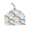 thumbnail image 4 of 2022 Baby 4Pcs Spring Outfits  Short Sleeve Cartoon Print Romper + Pants + Hat + Headband Set, 4 of 8