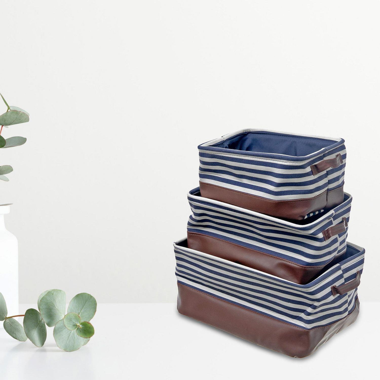 Rangement De Caddy En Tissu Et Bandes De Pliage D'Ensemble De 3