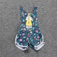thumbnail image 2 of GDREDA Girls' Jumpsuits & Rompers Spring Romper Baby Girls' Summer Romper Cute Overalls With Design Soft & Breathable Outfit For & Toddlers Green,12-24 Months, 2 of 7