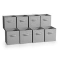 thumbnail image 1 of Sorbus Fabric Storage Bins 11" Foldable Cubes With Handles For Pantry, Cubbies, Toy And Closet Shelving Organization - 8Pk, 1 of 7