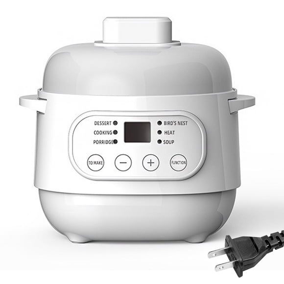 slow cooker,200w Warmer And Cooker Slow Cooker With Ceramic Cooker 1-3 Pot 24h 1 Quart Ceramic Pot Quart 200w Pot With 24h Cooker Buzhi Slow Pot Person With