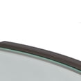 thumbnail image 4 of London Framed Oval Mirror - Black Walnut - 17" x 21", 4 of 7