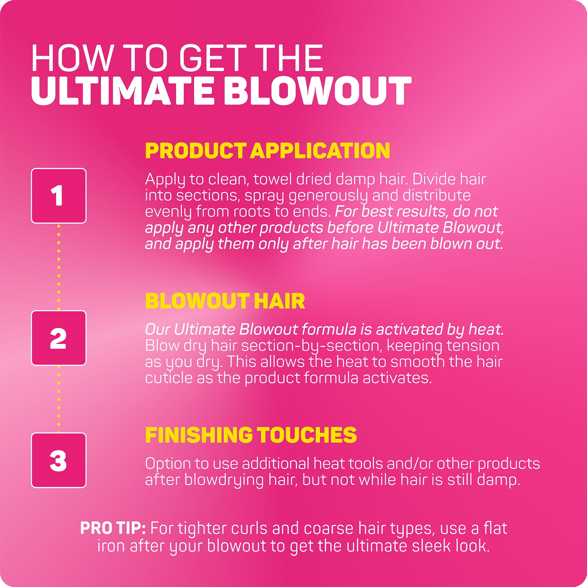 Marc Anthony Grow Long™ Anti-Frizz Shield ULTIMATE BLOWOUT Spray - Bouclier d’humidité pour une finition brillante, lisse et featherlight - 6.7 Fl Oz