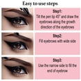 thumbnail image 3 of Eyebrow Pen - Waterproof Microblading Eyebrow Pen,Long Lasting,Easily Create Natural Eyebrow Makeup，Dark Brown, 3 of 7
