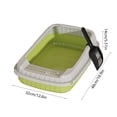 thumbnail image 3 of Cagogo under $5 High Sided Litter Box, Extra Large Cat Litter Box with High Sides, Enclosed Privacy Hood Litter Tray, Anti Tracking Anti Splash, Easy Clean Includes Scoop, Big Cats, 3 of 6