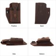 thumbnail image 4 of Openpig Leather Phone Pouch, Belt Holder, Universal Smart Phone Leather Belt Pouch for Men, 4 of 9