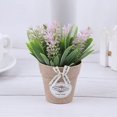 thumbnail image 1 of Artificial Plant Decorative Flowers Fake Flowers Mini Potted Bonsai Green Plant, 1 of 7