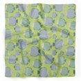 thumbnail image 1 of Bimba Green Grouper Fish Ocean Pure Silk Printed Head Bandanas Summer Neck Wrap Scarf 40 x 80 Inches, 1 of 6