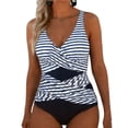 thumbnail image 1 of RXMEKW Swimsuit Dress with Skirt for Women Built-In Bottom Adjustable Straps Solid Color One-Piece Swimsuit, 1 of 2