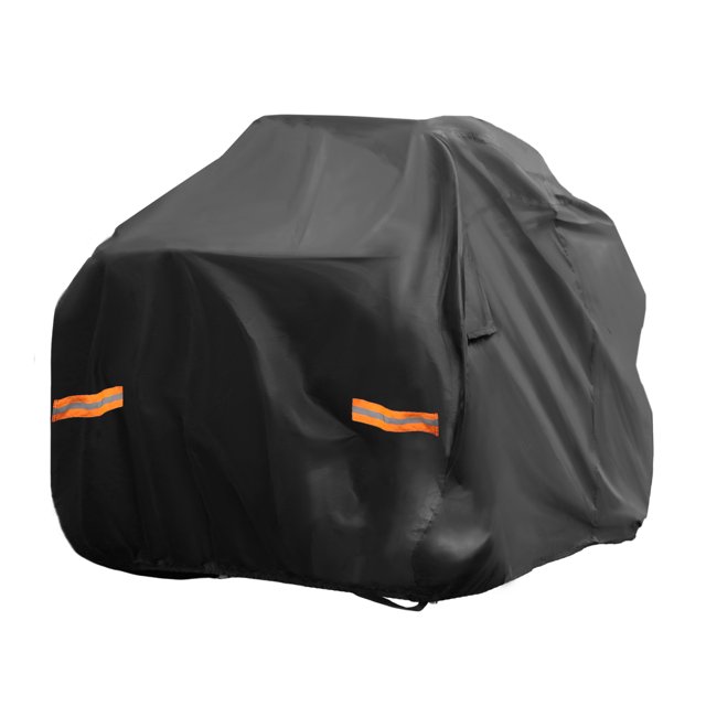 Unique Bargains Housse de VTT pour Polaris Sportsman 850/XP 1000/X MR Imperméable 4 Roues Housse de Quad Extérieur Soleil Pluie Rangement Protection 210D-PU 224x127x131cm Noir