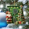 thumbnail image 4 of Nilvkv 26 Letters Christmas Tree Decoration Pendant Christmas Tree Ornaments Personalized DIY Christmas Ornaments Christmas Decoration Xmas Tree Hanging Decor Feature, 4 of 6