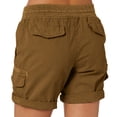 thumbnail image 3 of Cargo Shorts Women Knee Length Drawstring Work Camping Quick Dry Outdoor Summer for 2025 Vacation Plus Size Hiking 7 Inch Inseam Womens Bermuda, 3 of 5