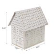 thumbnail image 2 of Maison En Métal Pain D'Épice Doré Et Blanc, 2 of 3