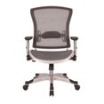 thumbnail image 2 of Office Star Executive Breathable Mesh Back Chair with Flip Arms'), 2 of 8