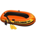 thumbnail image 2 of Intex Explorer 300 Inflatable Fishing 3 Person Raft Boat w/ Pump & Oars (3 Pack), 2 of 6