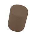 thumbnail image 1 of Round Stretch Ottoman Slipcovers Footrest Sofa Cover Foot Stool Elastic Ottoman Slipcover Covers Brown, 1 of 7