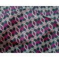 thumbnail image 4 of oneOone Silk Tabby Fabric Geometric Ikat Printed Fabric 1 Yard 42 Inch Wide, 4 of 4