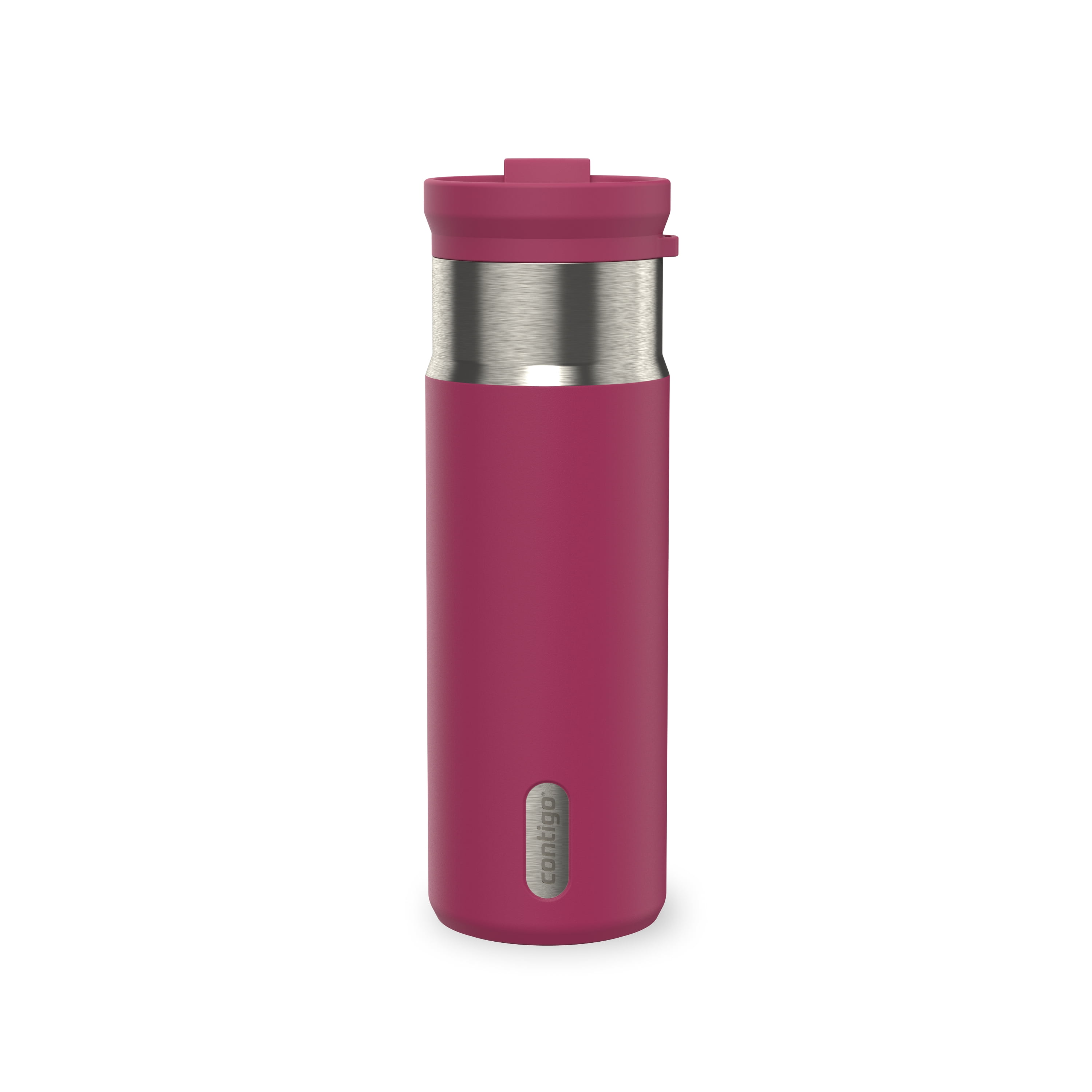 Contigo DualSip Water Bottle with 2-Way Lid, 20 oz (591 ml), Insulated Stainless Steel, 100% Leakproof, BPA-Free, Lead-Free, Dishwasher Safe