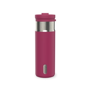 Contigo DualSip Water Bottle with 2-Way Lid, 20 oz (591 ml), Insulated Stainless Steel, 100% Leakproof, BPA-Free, Lead-Free, Dishwasher Safe